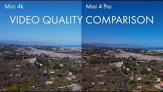 DJI Mini 4k Vs Mini 4 Pro - Video Quality Comparison