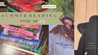 *Spoiler-Free* Summer Reads Wrap-Up | VLOG | reading, books, reviews, fantasy, romance, fiction