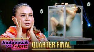 MENEGANGKAN! Aksi Berbahaya Rocky Meloloskan Diri Dari Box Berisi Es! - Indonesia's Got Talent 2022