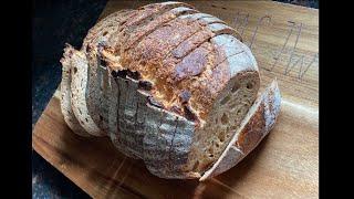 100% Whole Wheat Sourdough (CC) / 통밀 100% 사워도우 (자막)