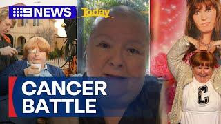 Kath and Kim star's 'rare and fast-moving' cancer | 9 News Australia