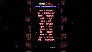 তোমার  অক্ষরে কোন রাশি হয় ️ #viral #shortsvideotiktok#trendig #shayari#status