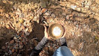 Treasure Hunting , we found 250 years old bronze bowl