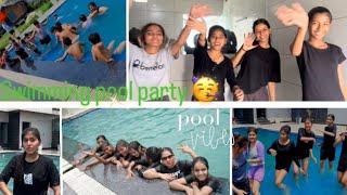 Swimming pool party in resort with friends full enjoy #laxmijangravlogs #jangrafamilyvlogs