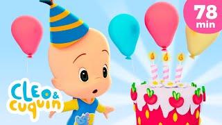 Happy Birthday   and more Nursery Rhymes by Cleo and Cuquin | Children Songs