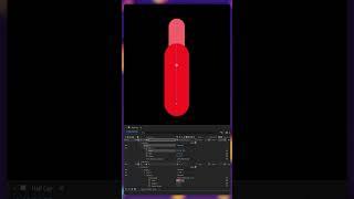 Learn how to create half-cap strokes in After Effects #shorts