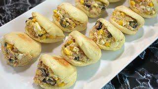 PAN-BAKED STUFFED SMALL BREADS ‍