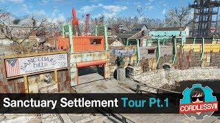 Fallout 4 | Sanctuary Settlement Tour (Part 1)