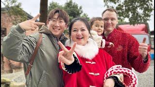 芬兰一家人远赴成都，开地道坝坝宴！韩国人来凑热闹吧！