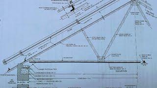 Steel Structure Drawing lecture 01 Fink Roof Truss @TechnicalCivil84