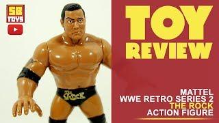 SB Toys: Mattel WWE Retro Series 2 "Hasbro Style" The Rock Action Figure Review