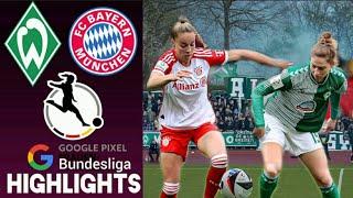 SV Werder Bremen vs FC Bayern münchen 4.Spieltag Frauen Bundesliga GOOGLE PIXEL