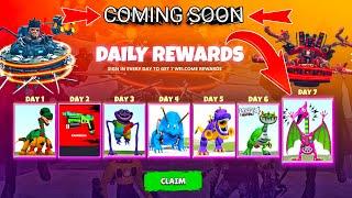 NEXTBOTS IN PLAYGROUND NEW UPDATE  DAILY REWARDS EVERY DAY TO GET 7 WELCOME REWARDS