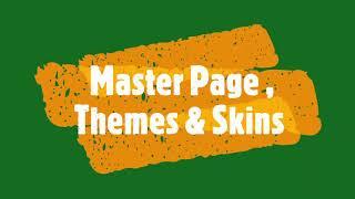 Implementation of Master pages, Themes & Skins in ASP.NET - Nithiyapriya Pasavaraj