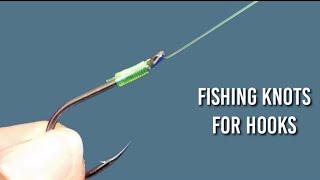 4 FISHING Knots for HOOKS,SIMPLE AND RELIABLE 100% - Best Hook Knots