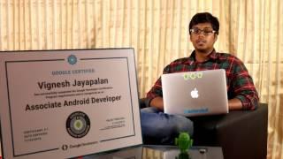 Working Experience in Terralogic Inc | Rank 1 Holder | Android Certification Program from Google