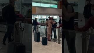 Emirates Cabin Crew Meeting Parents at Cape Town International in South Africa | margotindubai