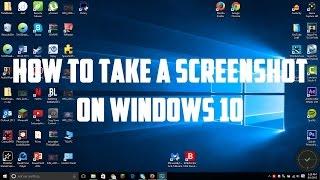 How to take a screenshot on windows 10