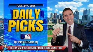 "SCORING DROUGHT" SYSTEM ALERT!!! 22-3 RECORD THIS YEAR (MLB PICKS JUNE 24, 2025)