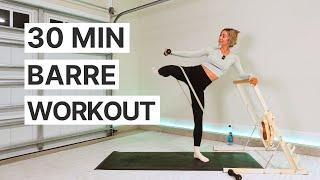 30MIN BARRE Workout | Full Body