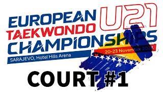 European U21 Taekwondo Championships - Sarajevo 2024 | Court 1