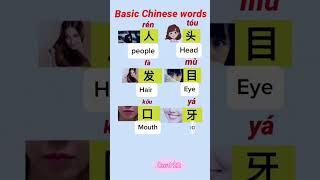 Basic Chinese words-#chineselearning #mandarin #studywithme  #chineselanguage