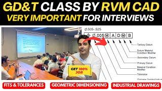 GD&T Class by RVM CAD | Most Important Tool for Mechanical Engineers to get a Job!