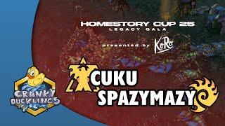 CuKu vs Spazymazy - TvZ | HomeStory Cup 25: Group Stage - Group C | StarCraft 2 Tournament