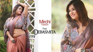 Mirchi Fashion Feat. Debasmita | Stylish Chiffon Saree | Amazon India | 2023