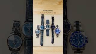 Five Dream Blue Dial Watches - Rolex, Patek and more l SwissWatchExpo
