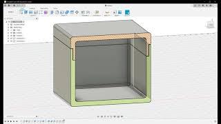 Fusion 360. Урок №0 Коробочка с крышечкой