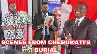 FULL: See what happened as Former IEBC Boss Wafula Chebukati was laid to rest!!