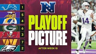 NFC Playoff Picture: Vikings, Lions TIED atop NFC North, Falcons' playoff outlook & MORE