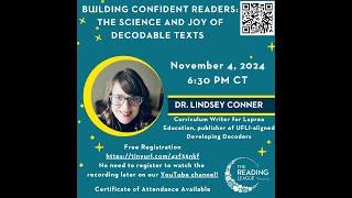 The Science and Joy of Decodable Texts with Dr. Lindsey Conner