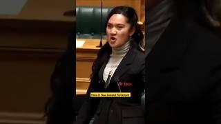 Maori Haka In New Zealand Parliament | Hana-Rawhiti Maipi-Clarke