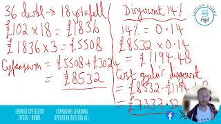 Adolygu Cwestiynau TCY - Uned 2 Mathemateg Rhifedd (Canolradd)