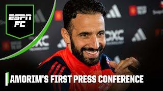 The BEST of Ruben Amorim’s first Manchester United press conference  | ESPN FC