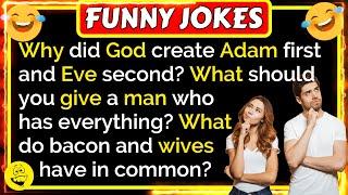  FUNNY JOKES! 10 Hysterical Husband Wife Jokes 