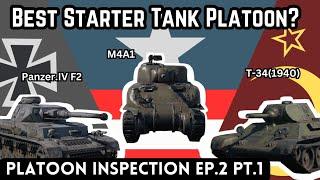 Best Starter Tank Platoon? | Platoon Inspection Ep.2 Pt.1 | War Thunder Mobile