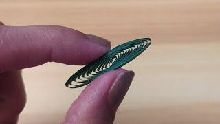 paper quilling comb leaf #quilling #botanical #leaf #handmade ##diy #tutorial