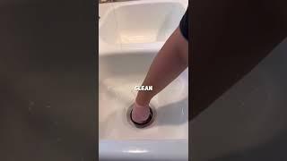 Cleaning Sink #cleantok #quickcleaning #cleaninghacks #diy #quickclean #cleaningmotivation #cleaning