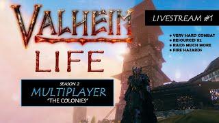 Valheim Life Live Stream - Multiplayer S2 E1 - Let's play Valheim together