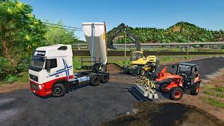 FS25 - Map Hutan Pantai 027 - Forestry, Farming and Construction - LS25