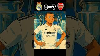 Real Madrid vs Arsenal ️| Imaginary Champions League 2025 #shorts #football #youtube
