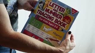 Letter and Number Tracing Book For Kids Ages 3-5