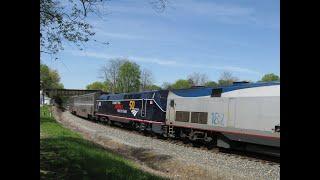 New Amtrak 50th Anniversary "Midnight Blue" Unit #100 at Shenandoah Junction + more!