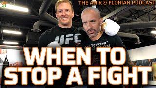 UFC Coach Santino DeFranco On When To Stop A Fight | Anik & Florian Podcast