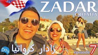  Walking tour in Zadar, Croatia.  Episode 7  جولة في مدينة زادار كرواتيا الحلقة