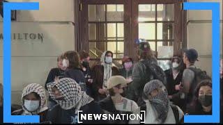 Columbia University takes disciplinary action on pro-Palestinian protesters | Morning in America