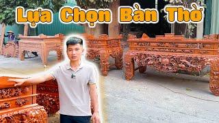 Nên Mua Bàn Thờ Gỗ Loại Nào ? Bàn Thờ Phật - Bàn Thờ Gia Tiên | Đồ Gỗ Thành Khuyên